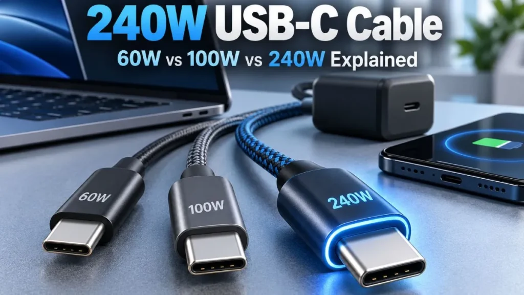 Do You Need a 240W USB-C Cable? 60W vs 100W vs 240W Explained