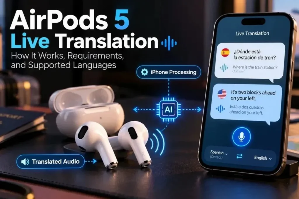 How Airpods 5 Live Translation works