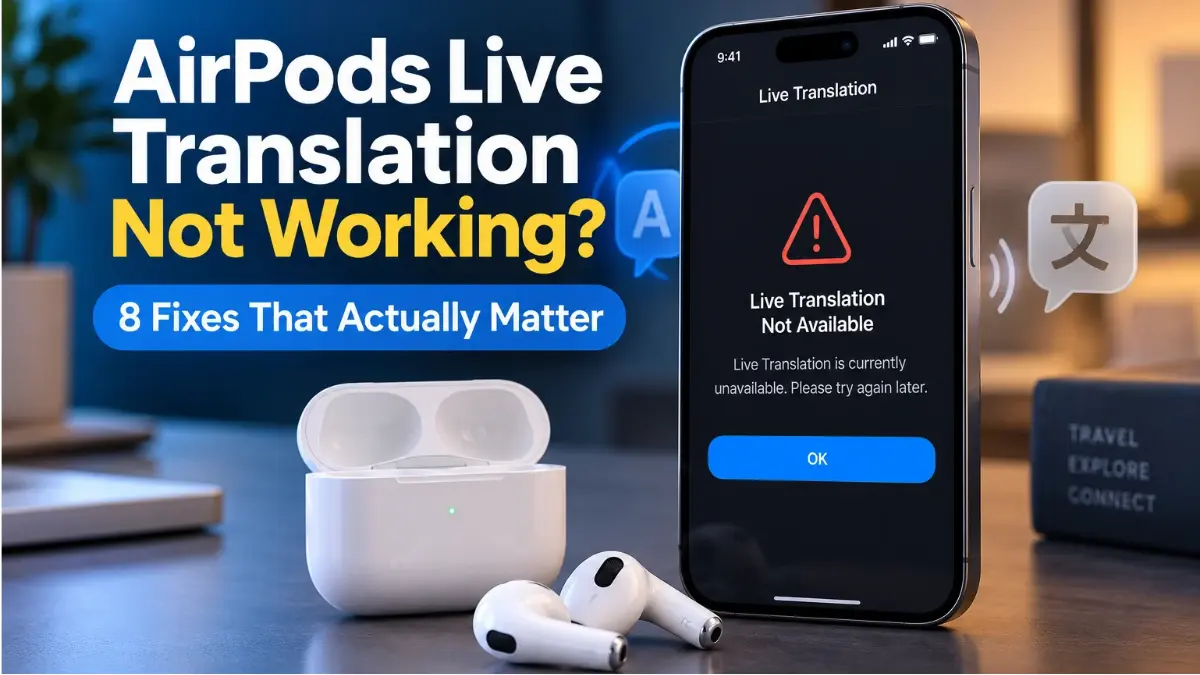 AirPods Live Translation Not Working? 8 Fixes That Actually Matter