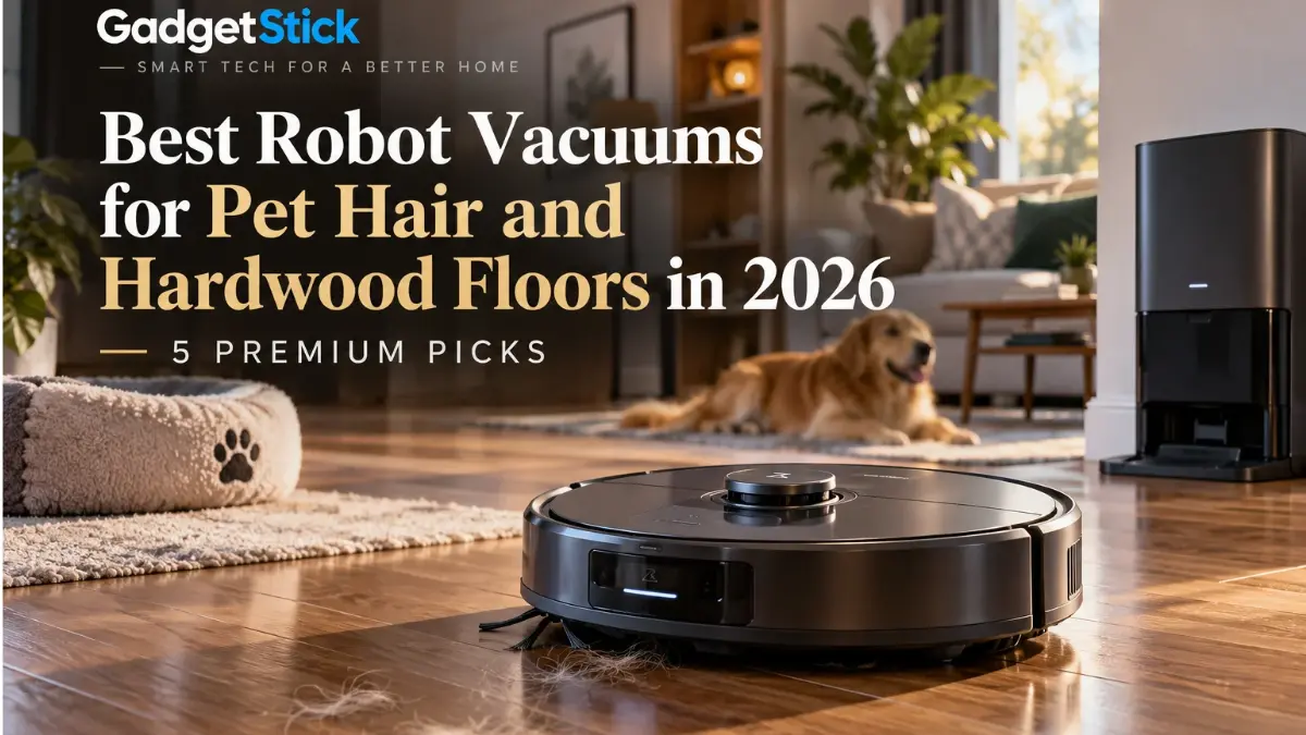 Best Robot Vacuums for Pet Hair and Hardwood Floors in 2026: 5 Premium Picks