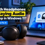 Bluetooth headphones connected but silent after a Windows 11 laptop wakes from sleep