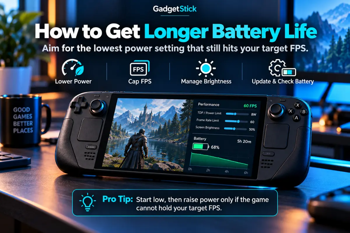 Eight ways to fix fast battery drain on a handheld gaming PC