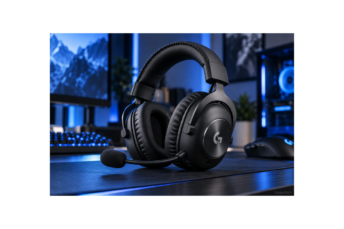Logitech G PRO X Wireless gaming headset with boom microphone