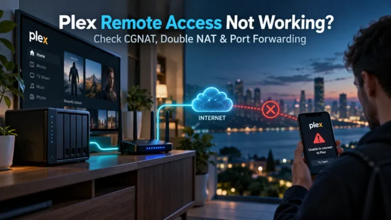 Plex remote access not working with a home NAS and blocked outside connection