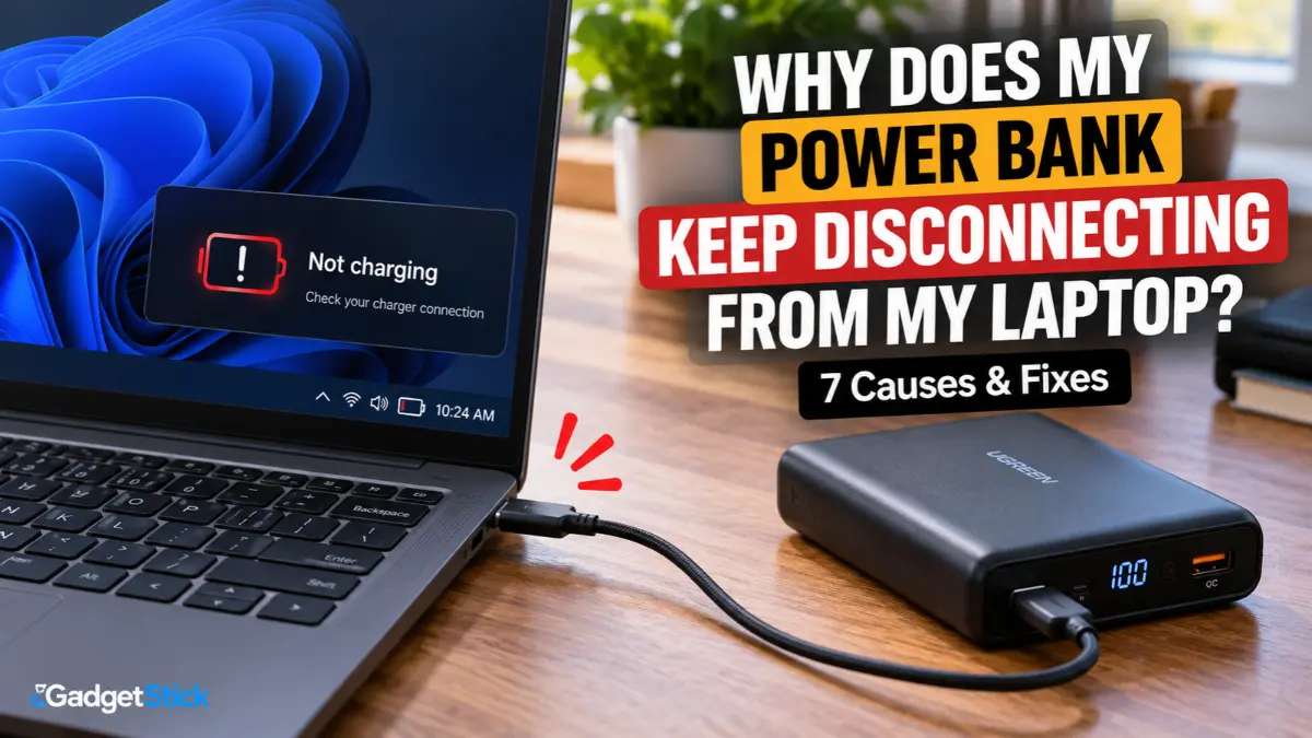 Why Does My Power Bank Keep Disconnecting From My Laptop? 7 Fixes