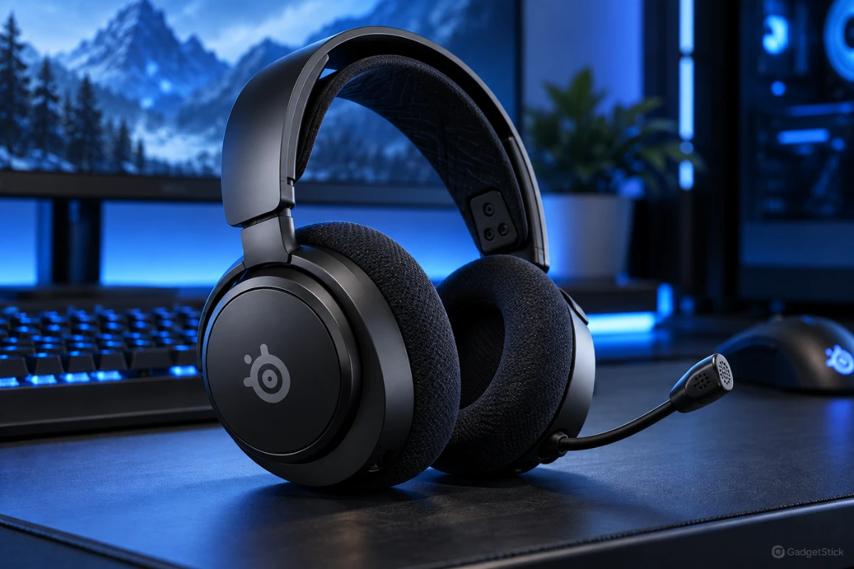 SteelSeries Arctis Nova 7 Wireless Gen 2 gaming headset with boom microphone