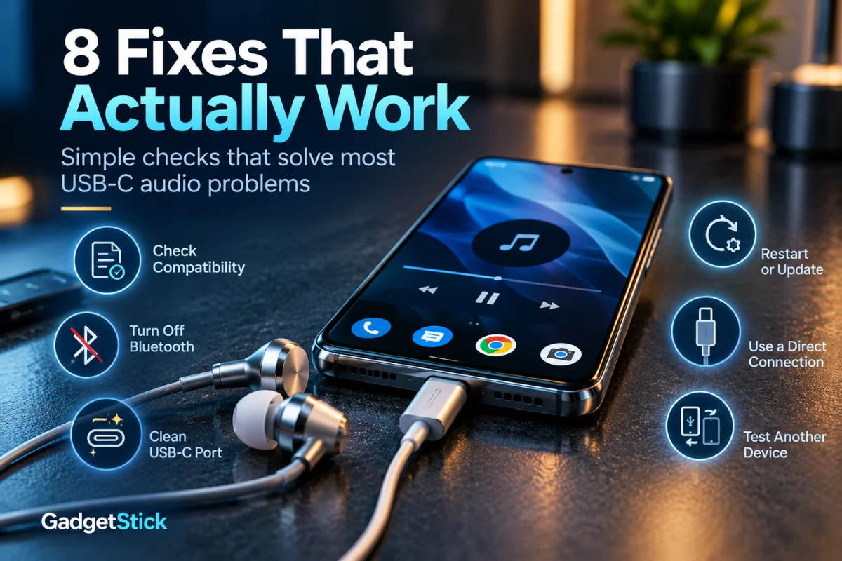 Eight fixes for USB-C headphones not working on Android