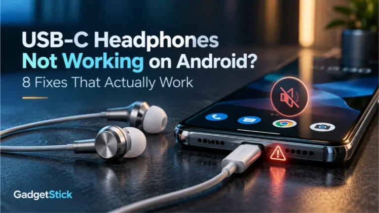 USB-C headphones not working on an Android phone